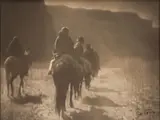 The Vanishing Race by Edward S. Curtis, 1904, Platinum print, offered Aug 2022