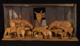 Through the Barn Window by Bernard Langlais, Wood assemblage, offered Aug 2022
