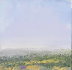 Clearing Sky by Eric Aho, Oil on paper, offered Aug 2022