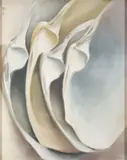 Stacked Clam Shells by Dozier Bell, Oil on canvas, offered Aug 2022