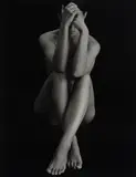 Seated Nude by Brett Weston, 1975, Gelatin silver print, offered Aug 2022