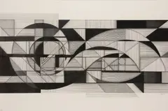 Untitled by Seymour Fogel, 1979, Pencil on board, offered Aug 2022
