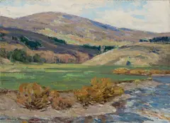 Shadows Vermont by Horace Brown, Oil on panel, offered Aug 2022