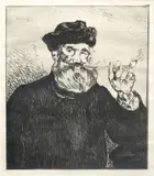Le Fuemer (The Smoker) by Edouard Manet, Etching, offered Mar 2022