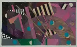 Plum Nellie, San Romano by Robert Reed, 1979, Mixed media on paper assemblage, offered Aug 2021
