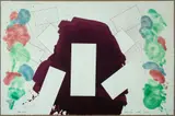 Plum Nellie, Bear Hug by Robert Reed, 1979, Mixed media on paper, offered Aug 2021