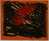 Red Eye by Howard Hodgkin, 1981, Lithograph with hand coloring, offered Aug 2021
