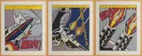 Triptych: , As I Opened Fire by Roy Lichtenstein, 1964, Lithograph on paper, offered Aug 2021