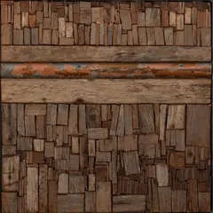 Sunrise by Bernard Langlais, 1962, Wood collage on panel, offered Aug 2021