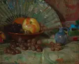 Still Life with Fruit by Aldro Thompson Hibbard, 1915, Oil on canvas, offered Aug 2021