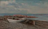 On Pleasant Beach Cohasset, Mass by Frank Henry Shapleigh, 1893, Oil on canvas, offered Aug 2021