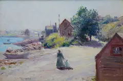 Marblehead, Massachusetts by Ernest Ludvig Ipsen, 1898, Oil on canvas, offered Aug 2021