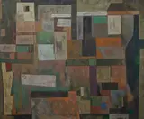 Urban by Joseph Gualtieri, 1950, Oil on canvas, offered Aug 2021