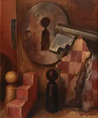 Opening by Samuel Bak, Oil on linen, offered Aug 2021