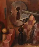 Opening by Samuel Bak, Oil on linen, offered Aug 2021
