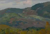 Limerick Maine by Charles Herbert Woodbury, 1932, Oil on canvas board, offered Aug 2021