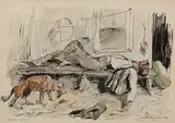 River Smith by Walt Kuhn, 1928, Ink and watercolor on paper, offered Aug 2021