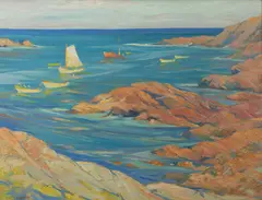 Northwest Day by Elwyn George Gowen, 1936, Oil on canvas, offered Aug 2021
