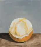 Peeled Orange by Robert Kulicke, Gouache on paper, offered Aug 2021