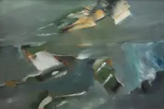 Fog Passage by Howard Rackliffe, Oil on board, offered Aug 2021