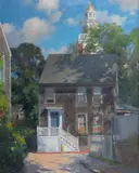 Nantucket by Gary D. Hoffmann, Oil on canvas, offered Aug 2021