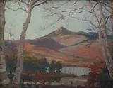 Mount Chocorua, White Mountains, New Hampshire by Robert Emmett Owen, Oil on board, offered Aug 2021