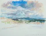 Winter Windham County by Eric Aho, Pastel on paper, offered Feb 2021