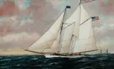 Gloucester Schooner Gloriana by William Pierce Stubbs, Oil on canvas, offered Feb 2021