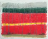 Red, Green, Yellow by Wolf Kahn, Pastel on paper, offered Feb 2021