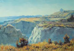 Cape Elizabeth by John Calvin Stevens, Oil on canvas, offered Feb 2021