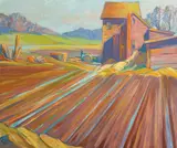 Farm Land by Elwyn George Gowen, 1930, Oil on canvas, offered Feb 2021