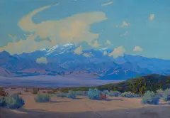 Desert Vista by Harry B. Wagoner, Oil on canvas, offered Feb 2021