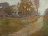Country Road by George Gardner Symons, Oil on canvasboard, offered Feb 2021