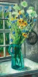 Flowers in Kitchen by Waldo Peirce, 1946, Oil on canvas, offered Feb 2021