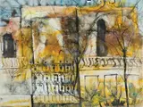 Italian Scene with Wrought Iron Gate by William Thon, Watercolor on paper, offered Feb 2021