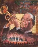 Louis Armstrong by Reggie Stanton, Gouache, offered Feb 2025