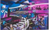 British Music Hall of Fame by Jesse Clay, Gouache on Artists Board, offered Feb 2025