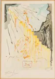 The Celestial Staircase by Salvador Dalí, Lithograph, sold Feb 2025