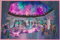 Alien Encounter Concept Art by Reggie Stanton, Gouache, sold Feb 2025