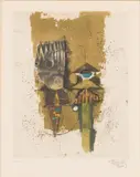 Untitled by Johnny Friedlaender, Etching, offered Feb 2025