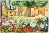 The Ruins at Retreat Plantation by Jacques A. Robert, Oil on Canvas, sold Feb 2025