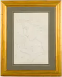 How Far the Immortal Looks by Gibran Kahlil Gibran, Graphite on paper, sold Feb 2025