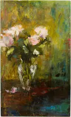Peonies by Cynthia Packard, 2006, Mixed Media, sold Feb 2025