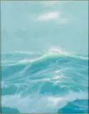 Sea Castle by Byron Pickering, Oil on Canvas, sold Feb 2025