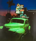 Frolics Motel by Jack Miller, Lithograph, sold Feb 2025