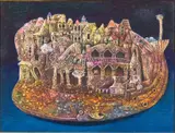 Va Llena by Eduardo Miguel Abela Torras, 1997, Oil on Canvas, sold Feb 2025