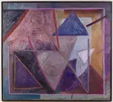 Purple Haze by Maggie Brown, 1987, Oil on Canvas, offered Oct 2024