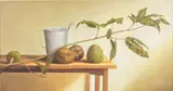Still Life with Branch by Miguel Florido, 1999, Oil on Canvas, offered Oct 2024
