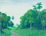 Camino Al Amanecer by Juan Alberto Diaz, 1998, Oil on Canvas, sold Oct 2024
