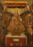 La Milagrosa Ymagen de Nu Estra Senora de Cocharcas by N. Garcia, Oil on Canvas, sold Oct 2024